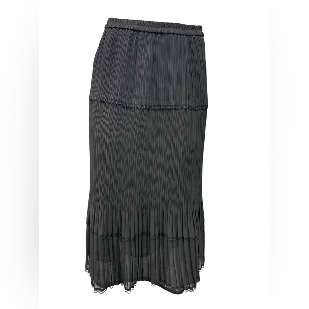 Dorman Chic Pleated Midi Skirt Size M